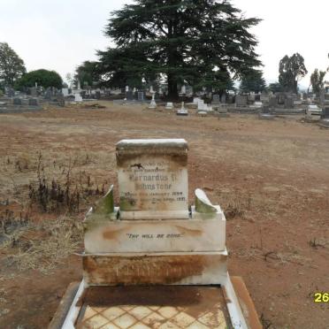 JOHNSTONE Barnardus N. 1894-1957