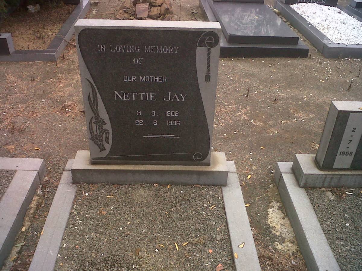 JAY Nettie 1902-1986