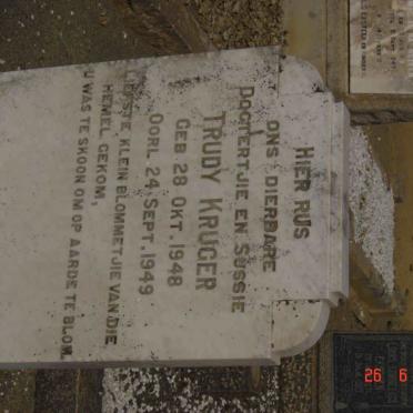 KRUGER Trudy 1948-1949