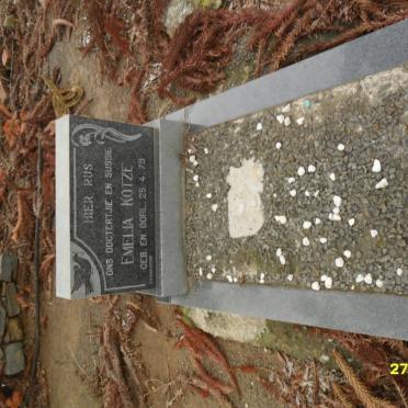 KOTZE Emelia 1979-1979