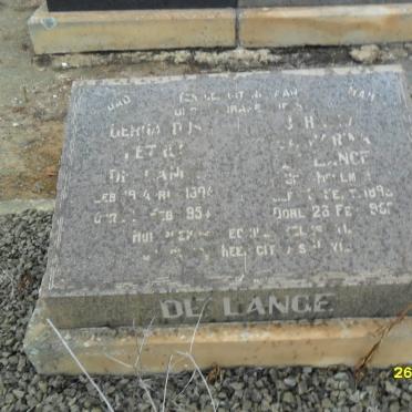 LANGE Gerhardus Petrus, de 1894-1954 &amp; Johanna Catharina MOOLMAN? 189?-1952