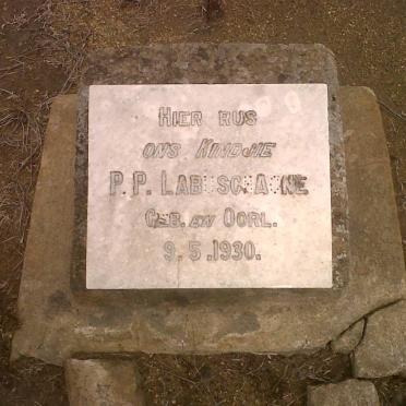 LABUSCHAGNE P.P. 1930-1930