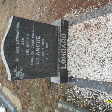 LOMBARD Blanche 1914-1997