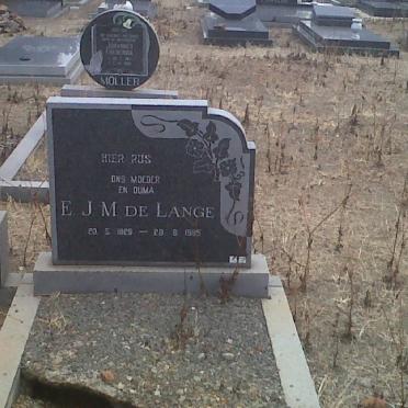 LANGE E.J.M., de 1929-1995