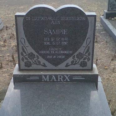 MARX Sampie 1941-1992
