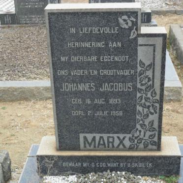 MARX Johannes Jacobus 1893-1958