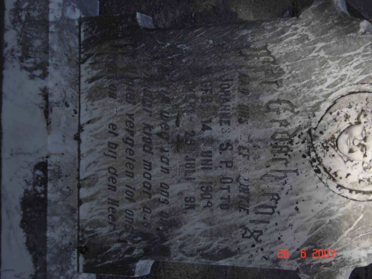 OTTO Johannes S.P. 1908-1911