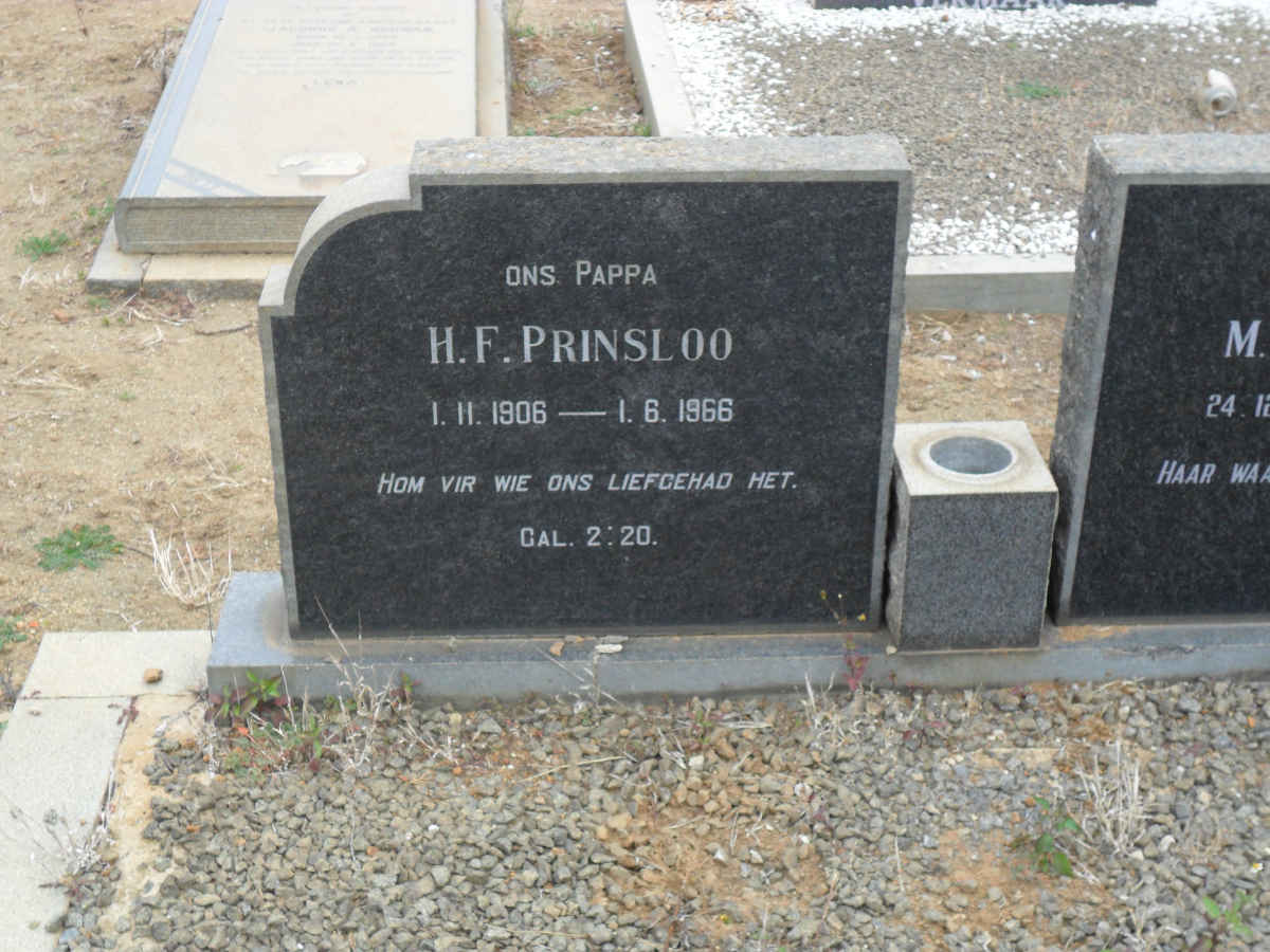 PRINSLOO H.F. 1906-1966