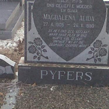PYPERS Magdalena Alida 1905-1980