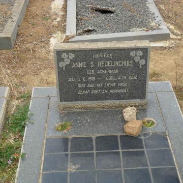 REDELINGHUIS Annie S. nee ACKERMAN 1919-1962