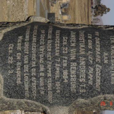 RENSBURG Christiaan Andries T.B., Jansen van 1894-1944