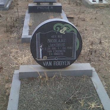 ROOYEN Nicolaas Jakobus, van 1915-1990