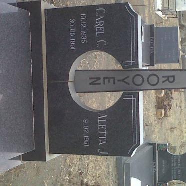 ROOYEN Carel C., van 1935-1991 &amp; Aletta J. 1951-