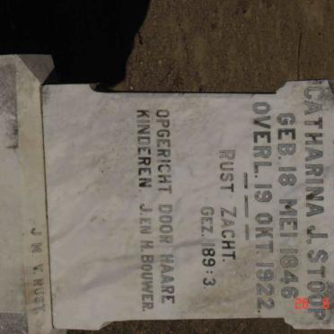 STOOP Catharina J. 1846-1922