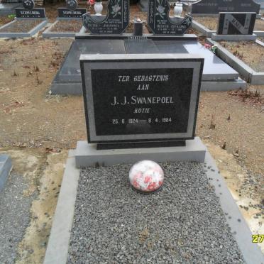 SWANEPOEL J.J. 1924-1984 &amp; E.J.C. 1932-2006