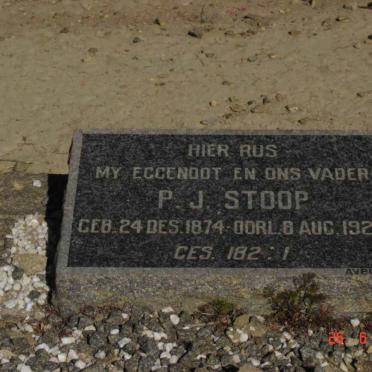 STOOP P.J. 1874-1926
