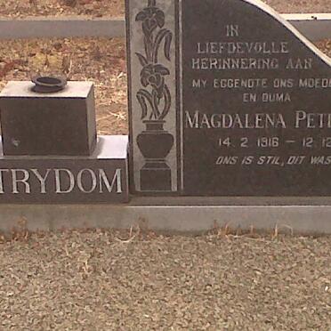 STRYDOM Magdalena Petronella 1916-1980
