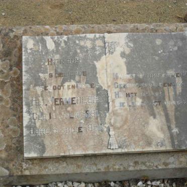 VERMEULEN H.J. 1891-1950