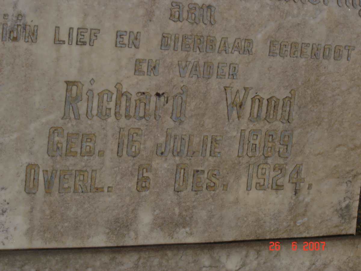 WOOD Richard 1889-1924