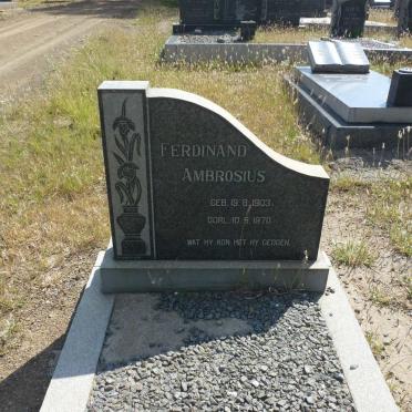 AMBROSIUS Ferdinand 1903-1970