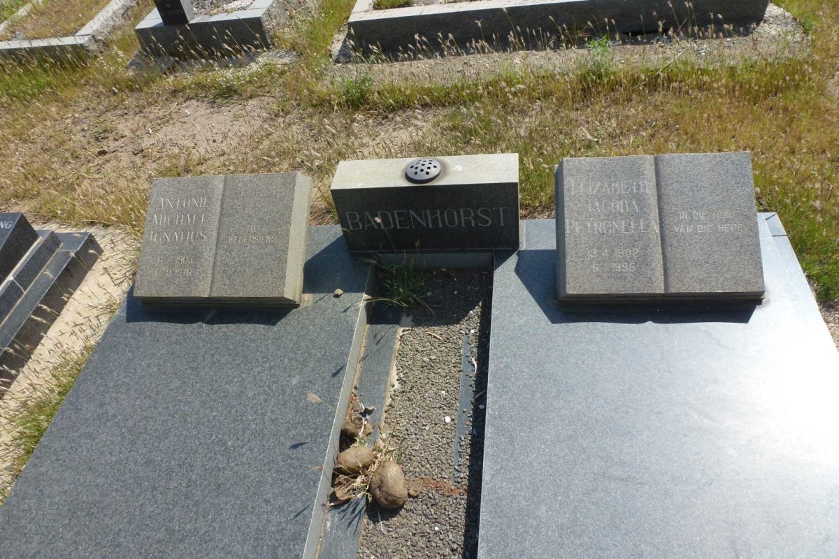 BADENHORST Antonie Michael Ignatius 1903-1976 & Elizabeth Jacoba Petronella 1902-1995
