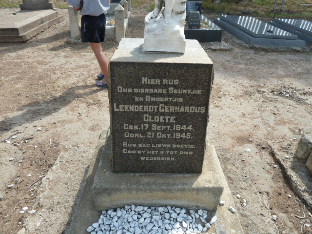CLOETE Leenderdt Gerhardus 1944-1945