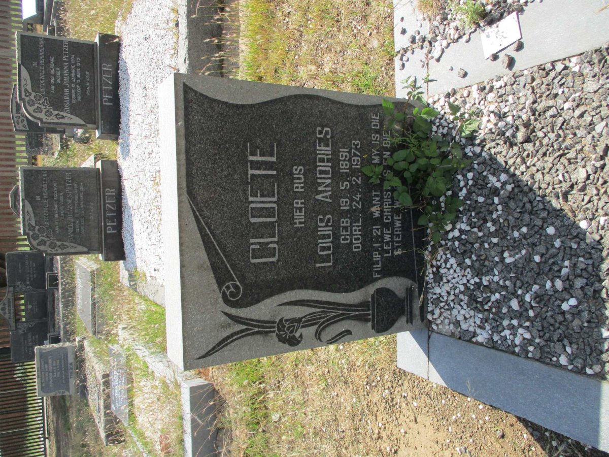 CLOETE Louis Andries 1891-1973