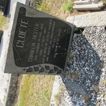 CLOETE Cornelia Hester nee FERREIRA 1895-1967