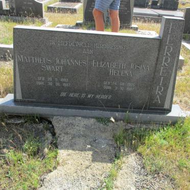 FERREIRA Mattheus Johannes Swart 1897-1987 &amp; Elizabeth Josina Helena 1905-1987