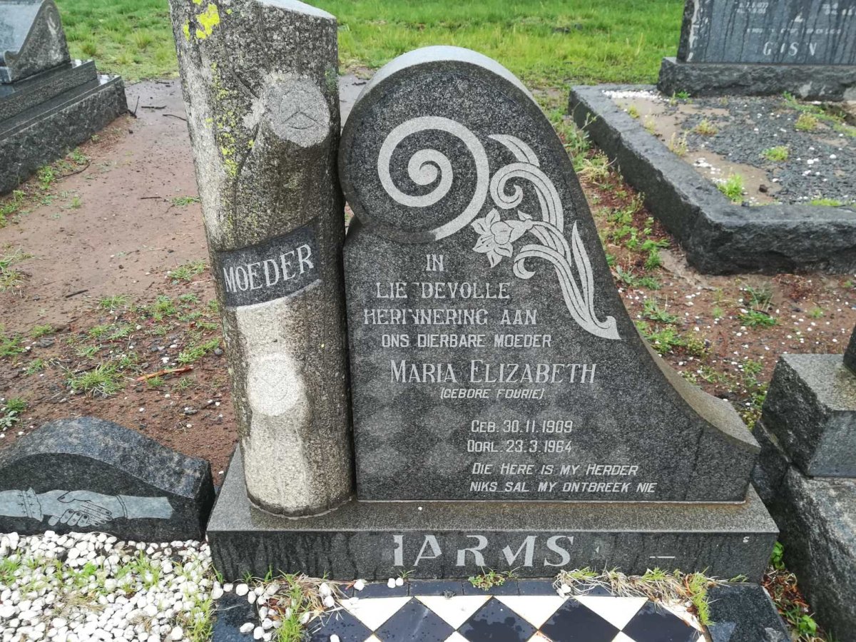 HARMSE ?erik Joh. Pretorius 1906-1962 & Maria Elizabeth FOURIE 1909-1964