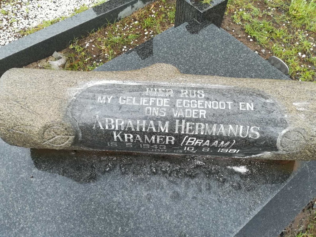 KRAMER Abraham Hermanus 1943-1961