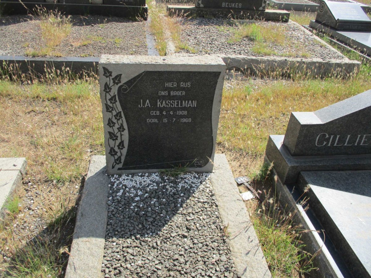 KASSELMAN J.A. 1908-1968