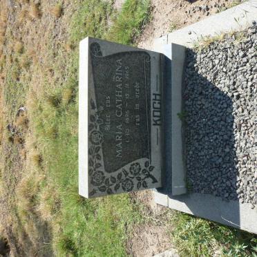 KOCH Maria Catharina 1896-1965