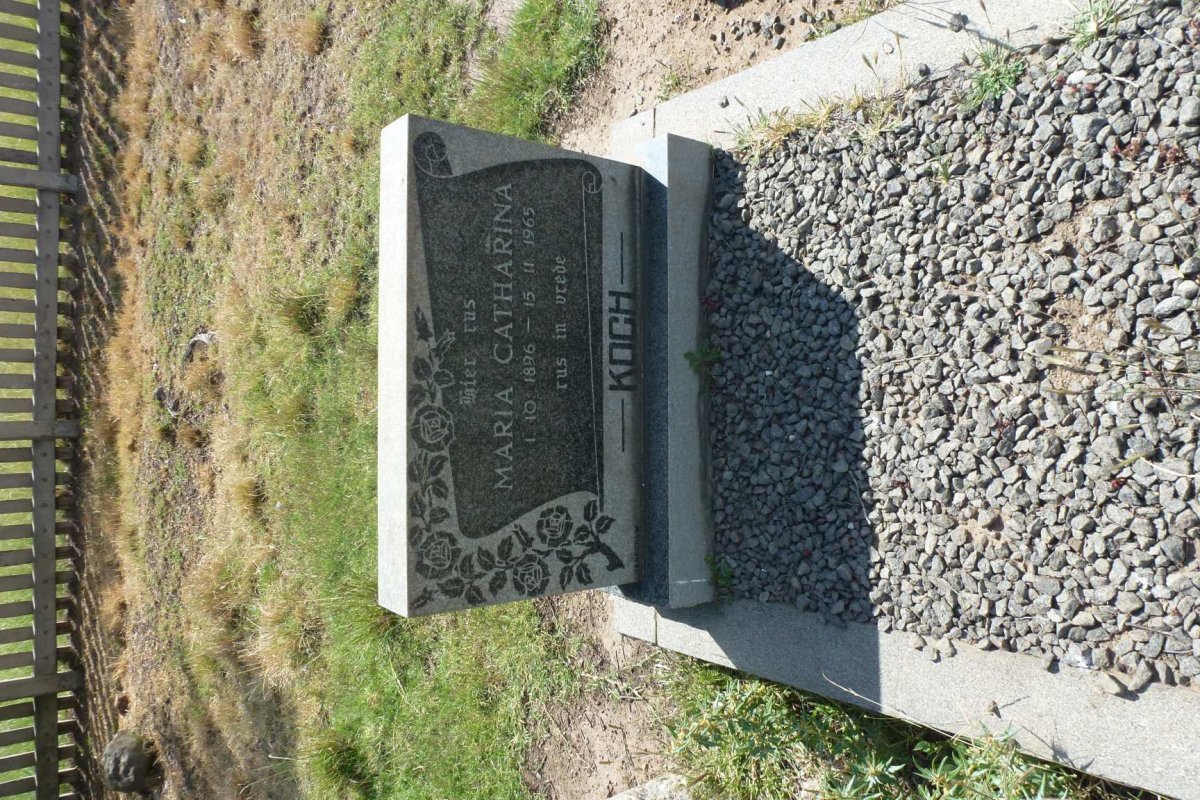 KOCH Maria Catharina 1896-1965