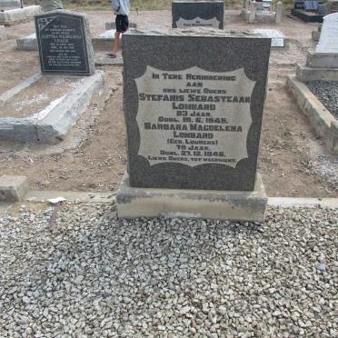 LOMBARD Stefanis Sebasteaan -1945 & Barbara Magdelena LOURENS -1946