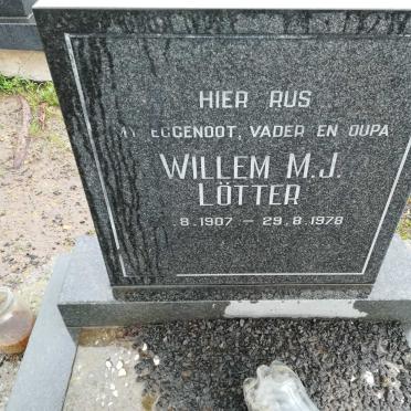 LOTTER Willem M.J. 1907-1978