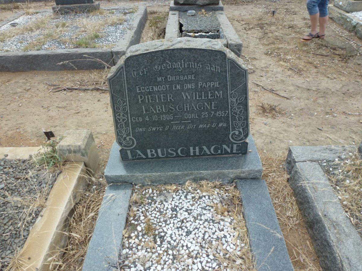 LABUSCHAGNE Pieter Willem 1905-1957