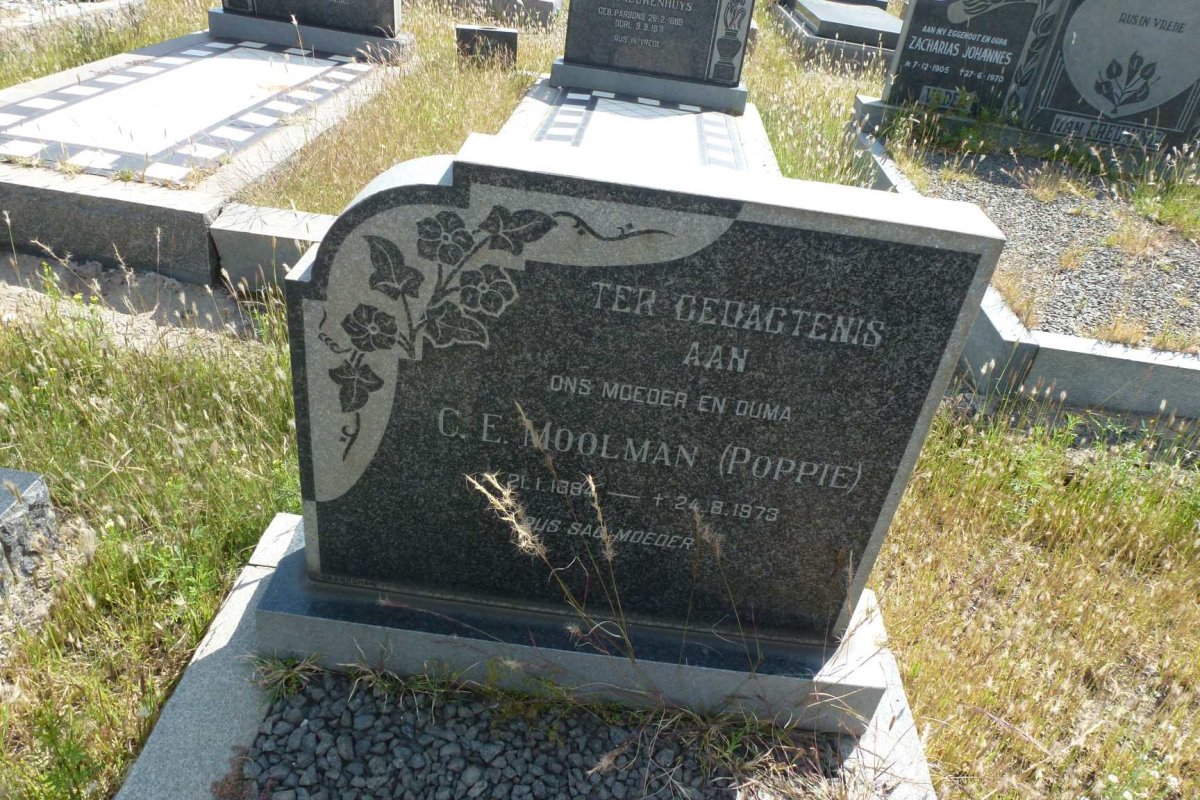 MOOLMAN C.E. 1884-1973