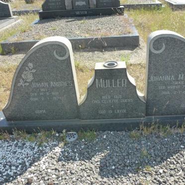 MULLER Johan Andries 1881-1977 & Johanna M.E. VIVIERS 1895-1982