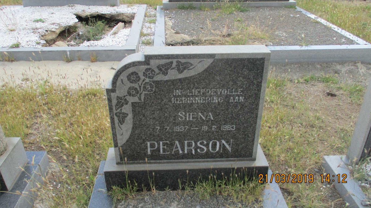 PEARSON Siena 1937-1983