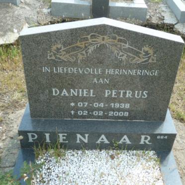 PIENAAR Daniel Petrus 1938-2008