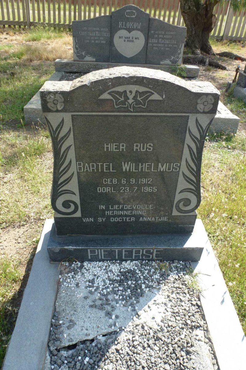PIETERSE Bartel Wilhelmus 1912-1965