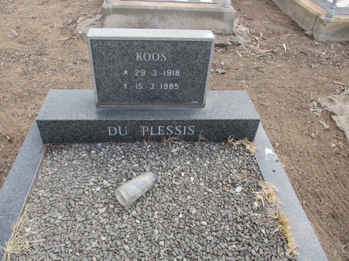 PLESSIS Koos, du 1918-1985