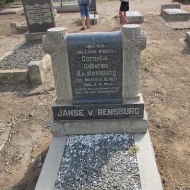 RENSBURG Cornelia Catharina, J. v. nee NESER 1867-1960
