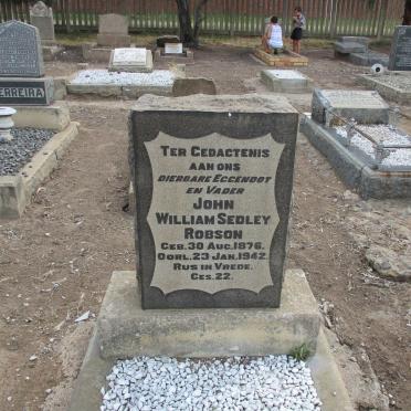 ROBSON John William Sedley 1876-1942