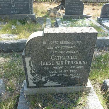 RENSBURG Catharina, Janse van nee THERON 1899-1962