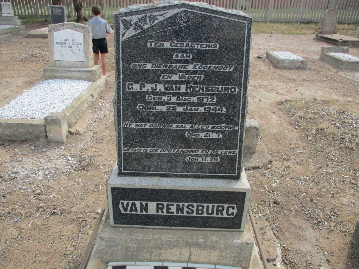 RENSBURG G.P., J. van 1872-1944