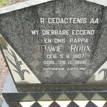 ROUX Dawie 1907-1966