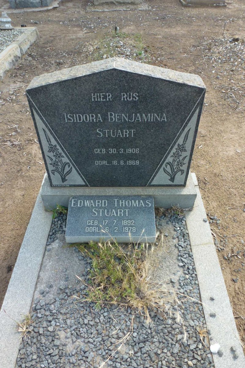 STUART Edward Thomas 1892-1978 & Isidora Benjamina 1906-1969