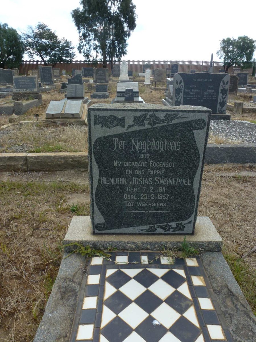 SWANEPOEL Hendrik Josias 1911-1957